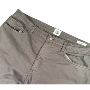 Flint and Tinder Slim Fit Mens Pants 38x34 Brown Casual Chinos